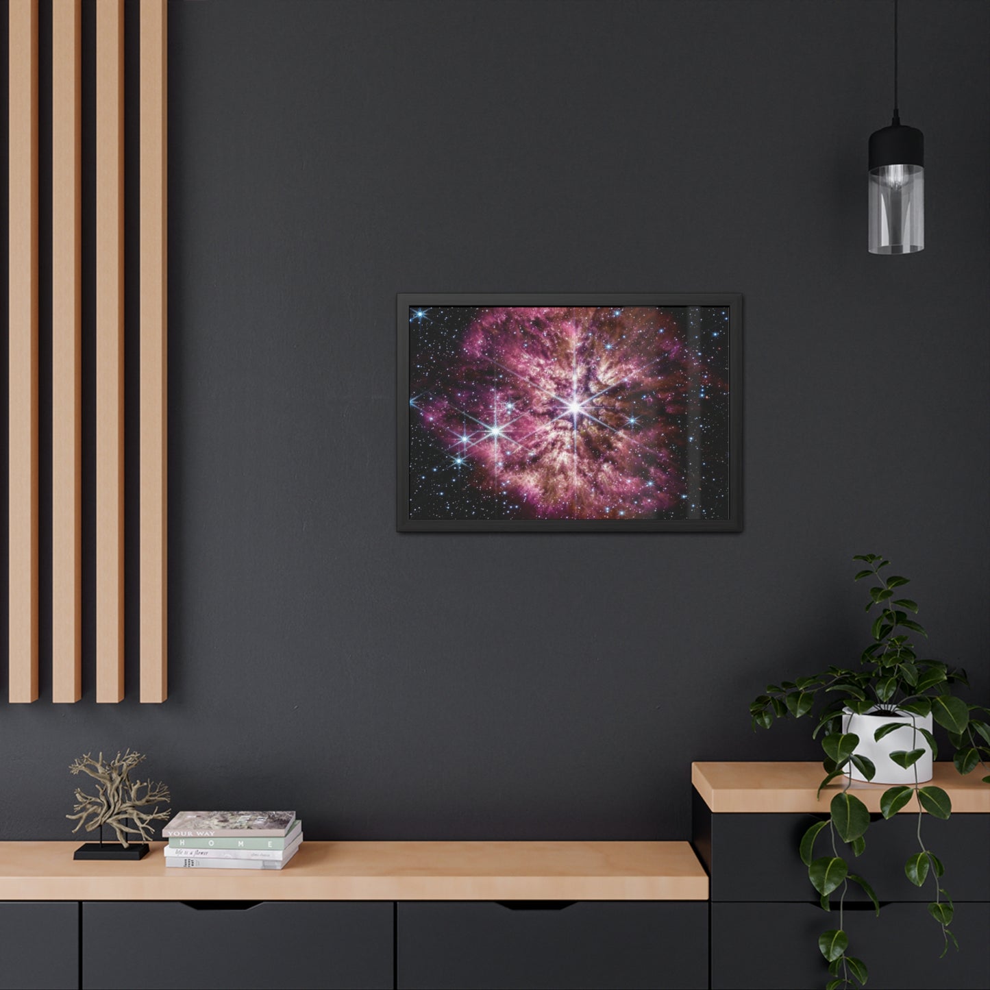 Prelude to Supernova, Hand Crafted Wooden Framed Poster