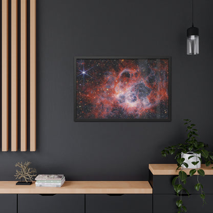 NGC 604, Hand Crafted Wooden Framed Poster