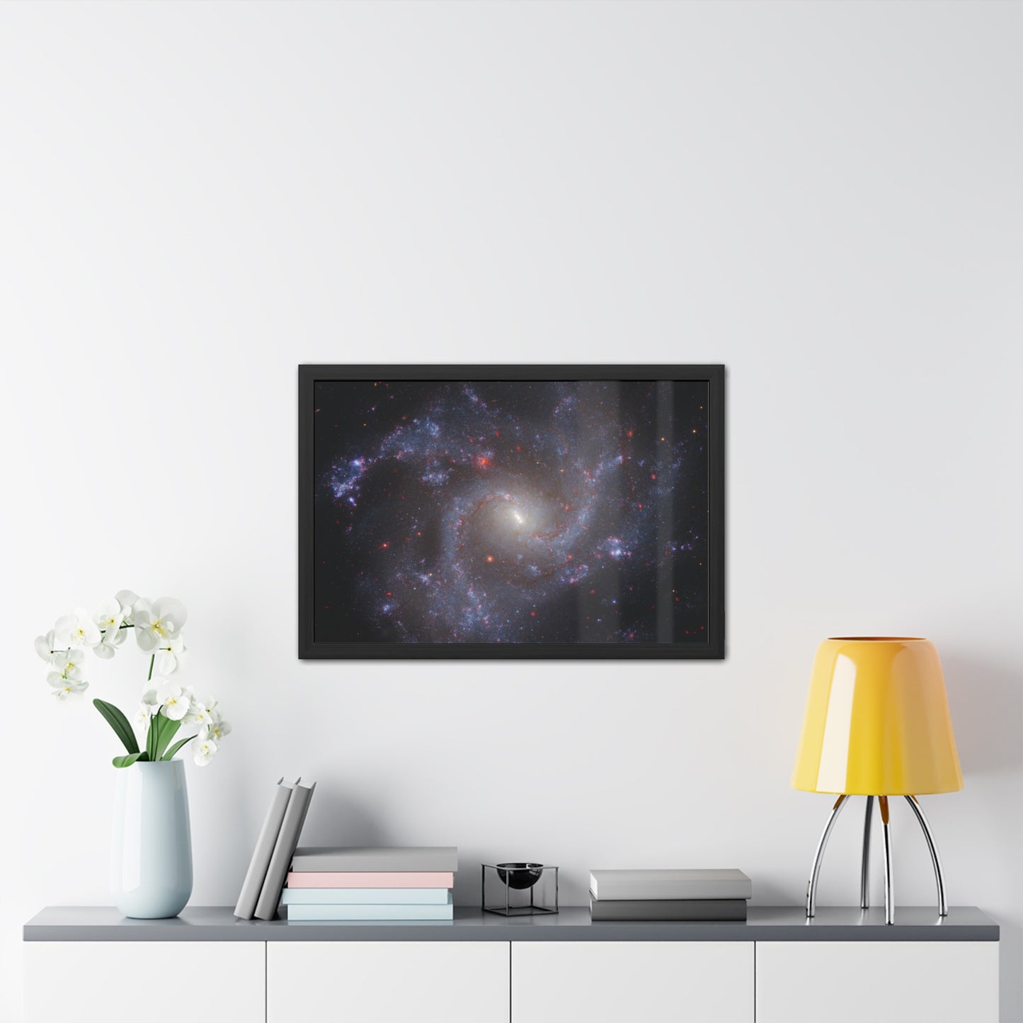 NGC 5468, Hand Crafted Wooden Framed Poster