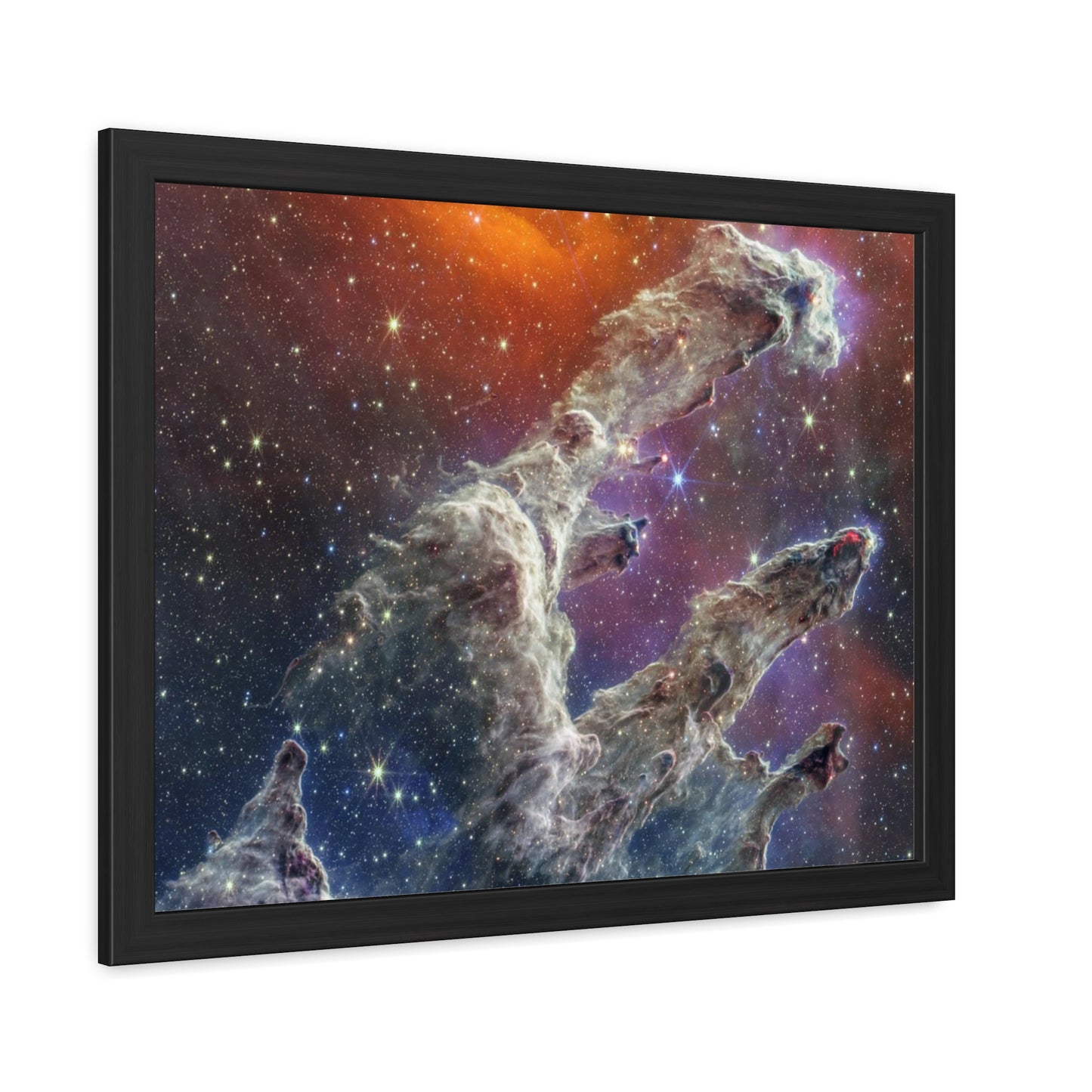 Pillars of Creation, Hand Crafted Wooden Framed Poster