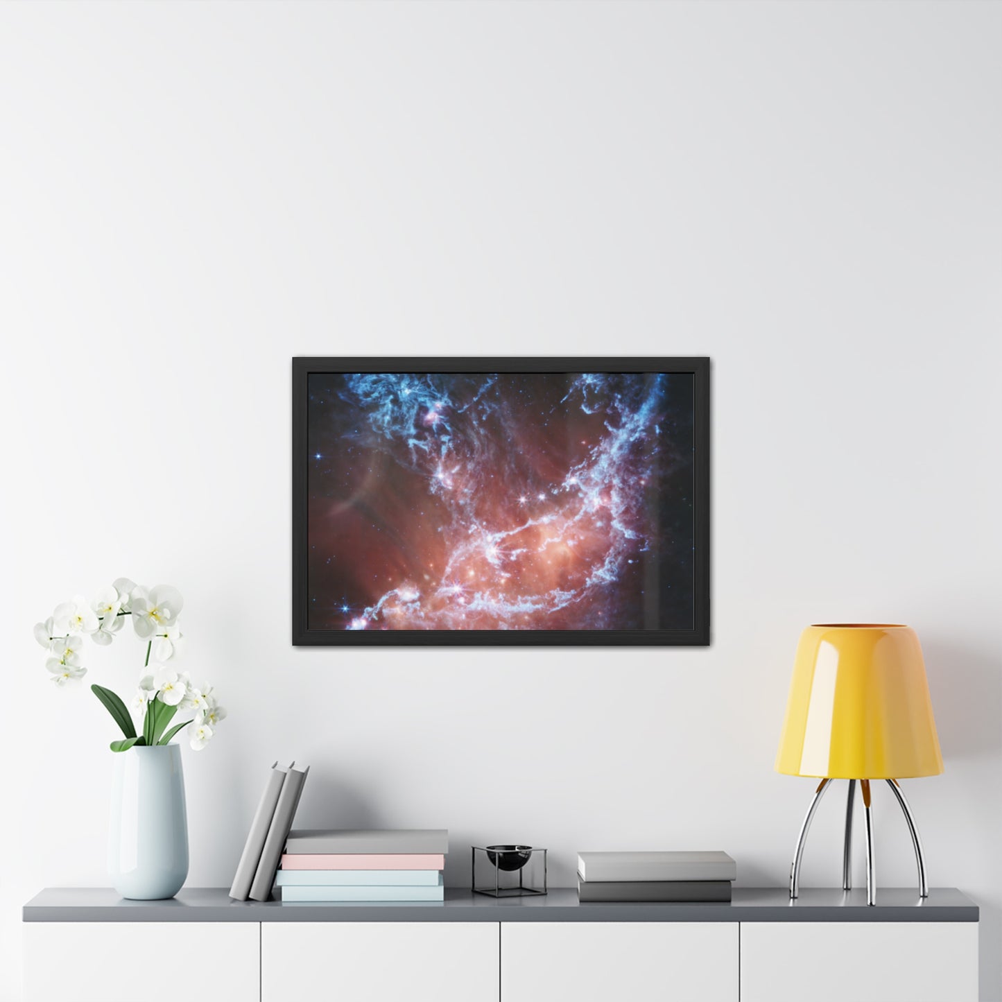 NGC 346, Hand Crafted Wooden Framed Poster