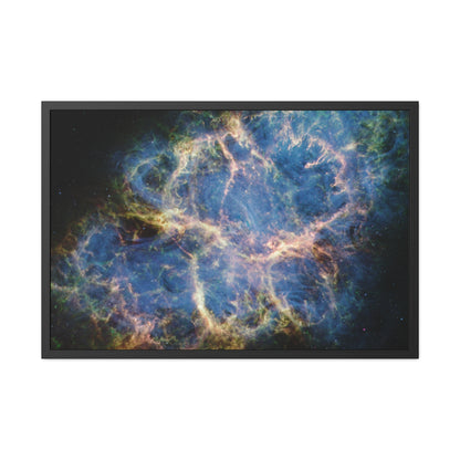 Crab Nebula, Hand Crafted Wooden Framed Poster