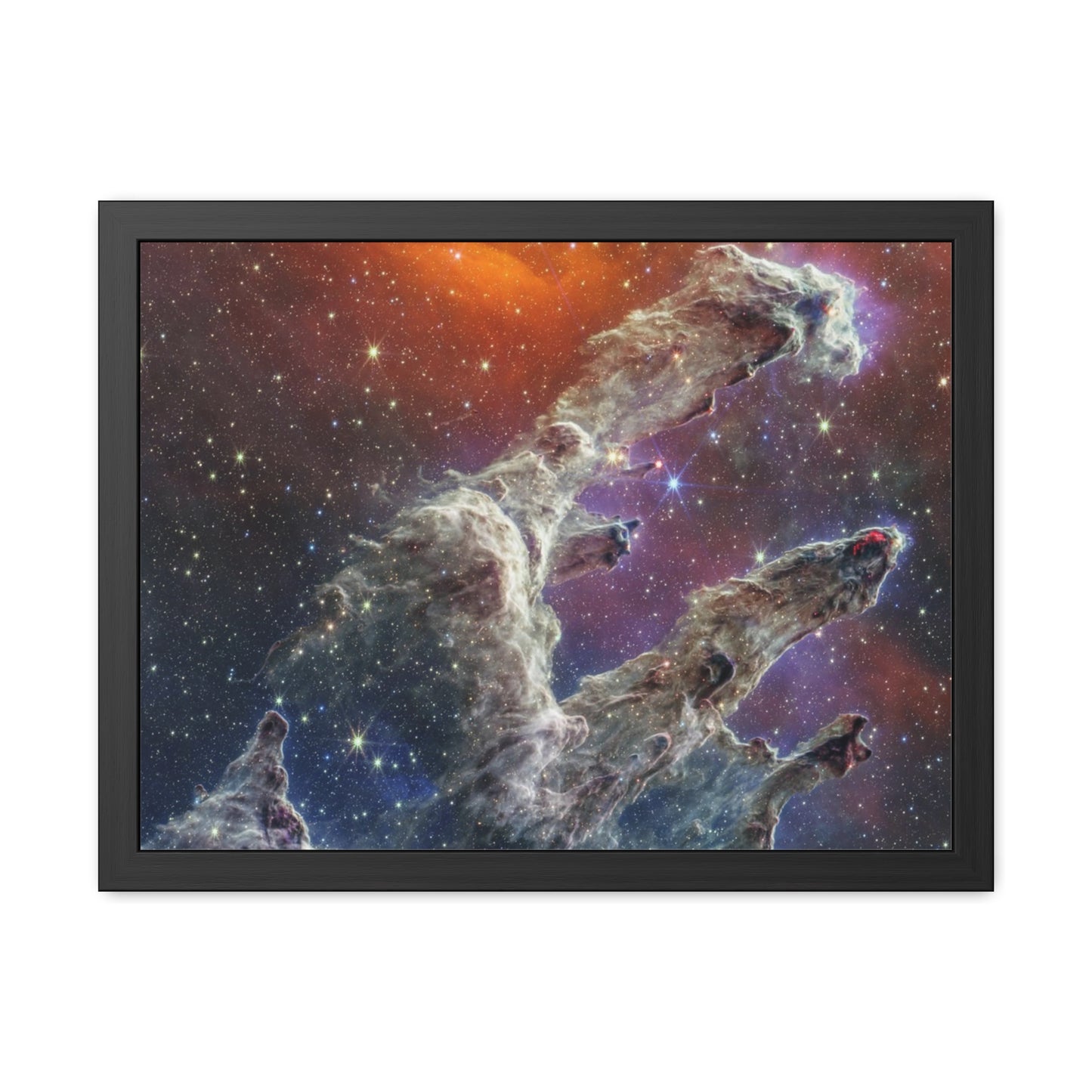 Pillars of Creation, Hand Crafted Wooden Framed Poster