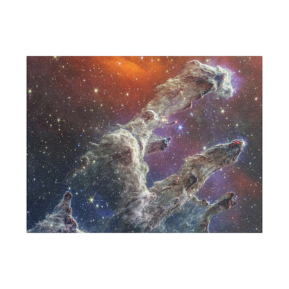 Pillars of Creation, Satin Canvas Print, Stretched