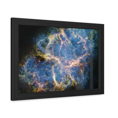 Crab Nebula, Hand Crafted Wooden Framed Poster