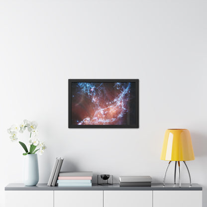 NGC 346, Hand Crafted Wooden Framed Poster