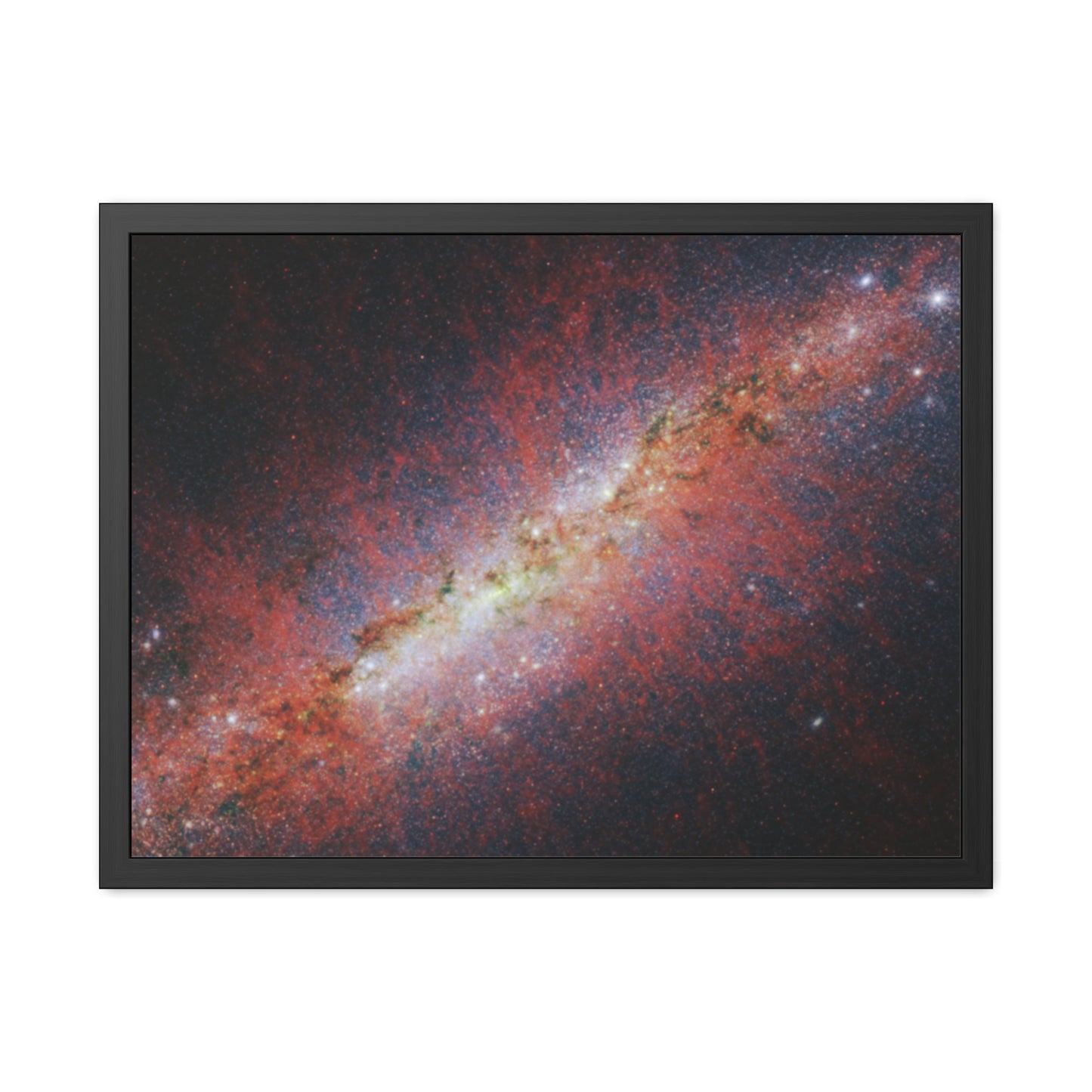 M82, Satin Hand Crafter Wooden Framed Poster