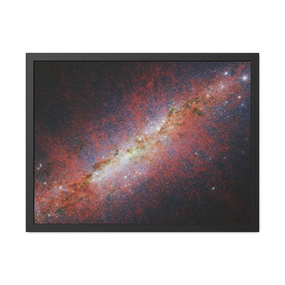 M82, Satin Hand Crafter Wooden Framed Poster