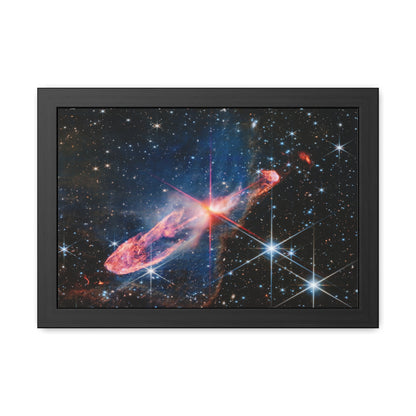 Herbig-Haro 46/47, Hand Crafted Wooden Framed Posters