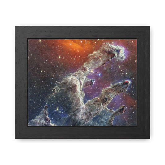 Pillars of Creation, Hand Crafted Wooden Framed Poster