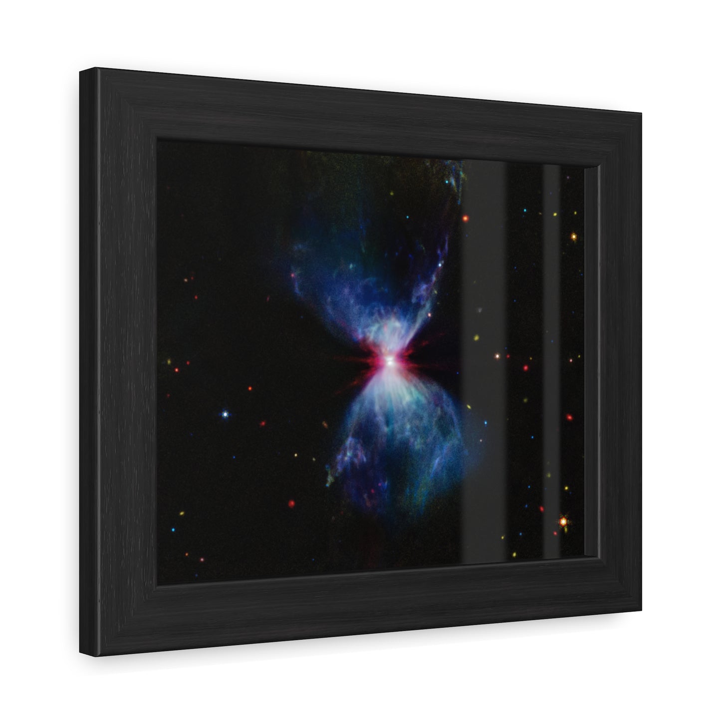 L1527 and Protostar, Hand Crafted Wooden Framed Poster