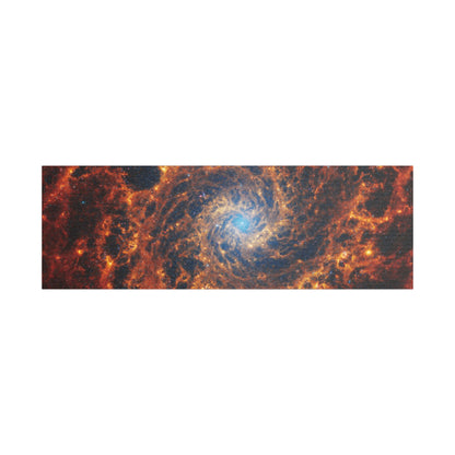 Spiral Galaxy NGC 628, Satin Canvas, Stretched