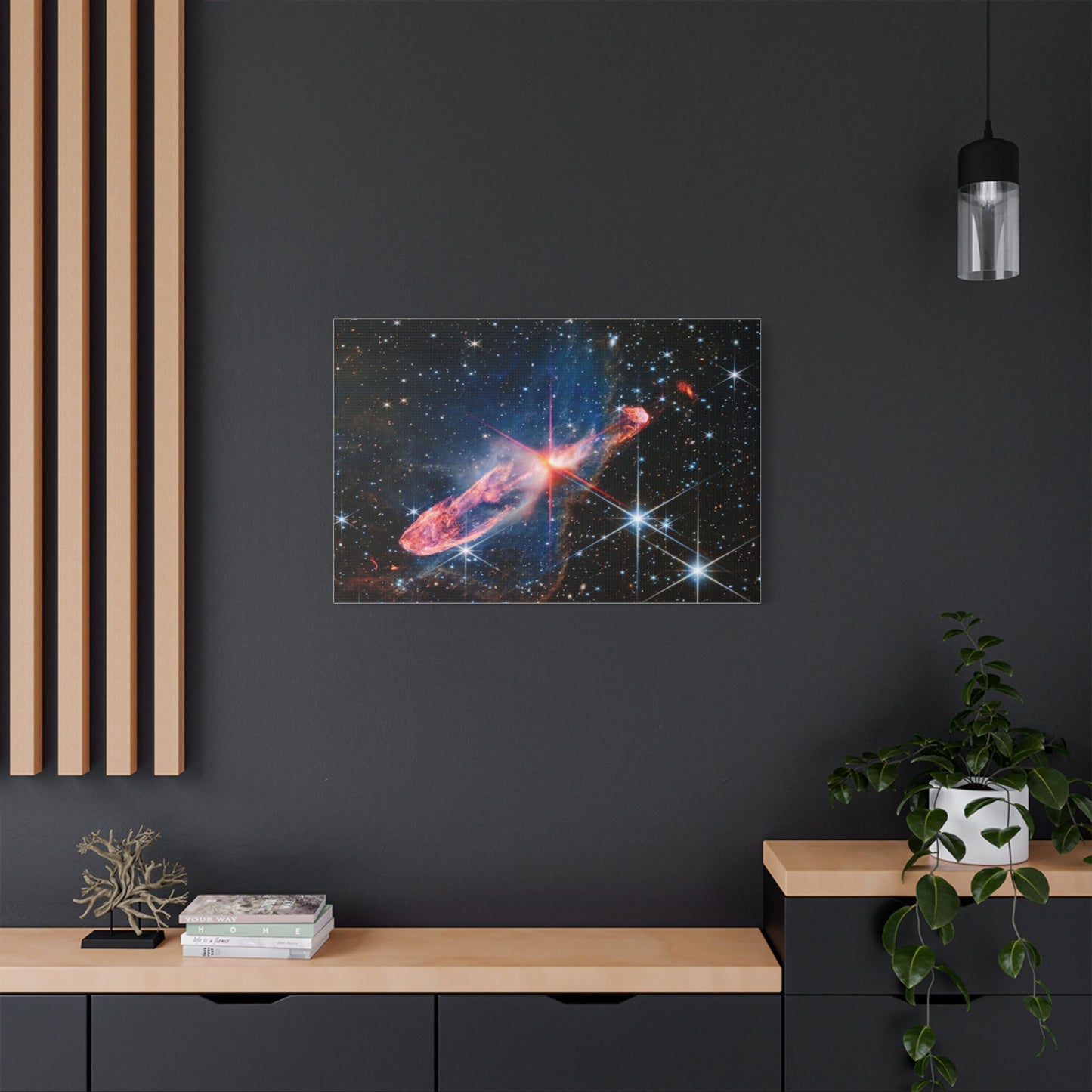 Herbig-Haro 46/47, Satin Canvas, Stretched