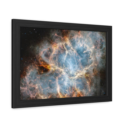 The Crab Nebula, Hand Crafted Wooden Framed Poster