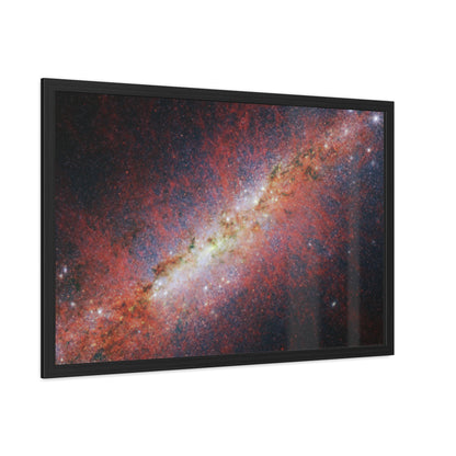 M82, Satin Hand Crafter Wooden Framed Poster