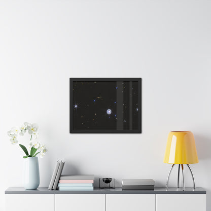 Uranus Wide, Hand Crafted Wooden Framed Poster