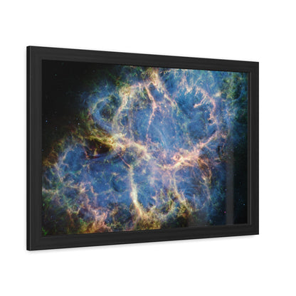 Crab Nebula, Hand Crafted Wooden Framed Poster