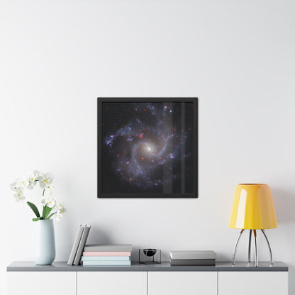 NGC 5468, Hand Crafted Wooden Framed Poster