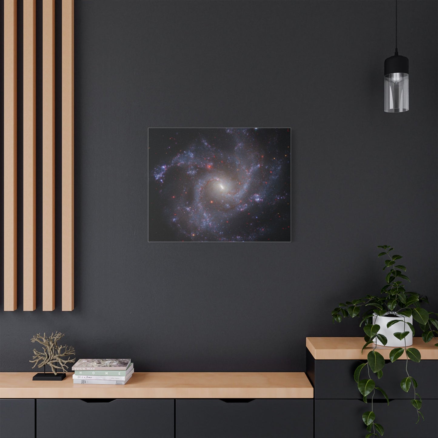 NGC 5468, Satin Canvas, Stretched