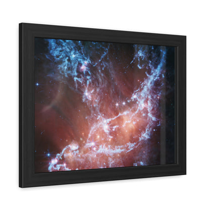 NGC 346, Hand Crafted Wooden Framed Poster