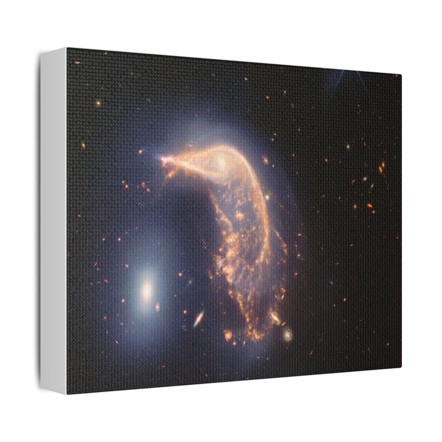 Interacting Galaxies Arp 142, Satin Canvas, Stretched