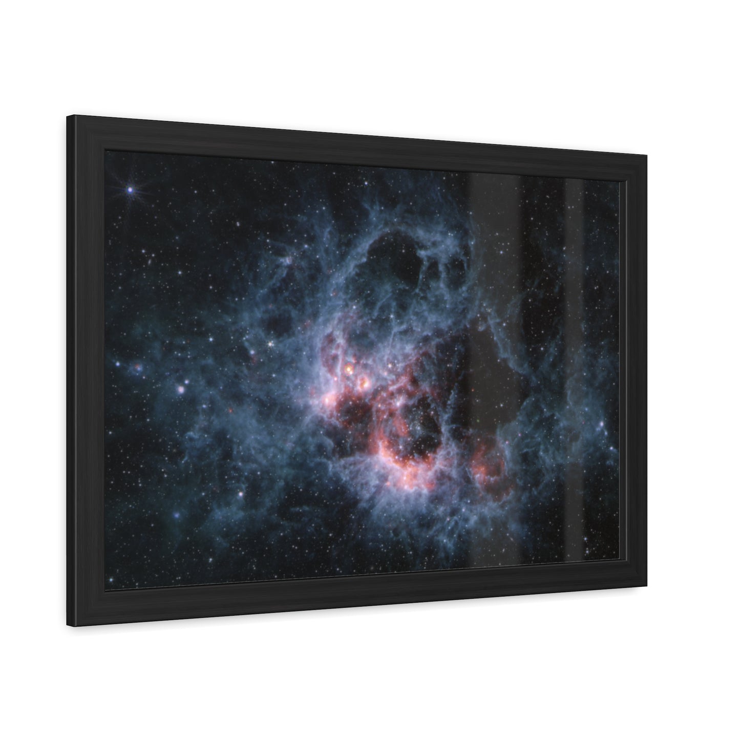 NGC 604 (MIRI Image), Hand Crafted Wooden Framed Poster