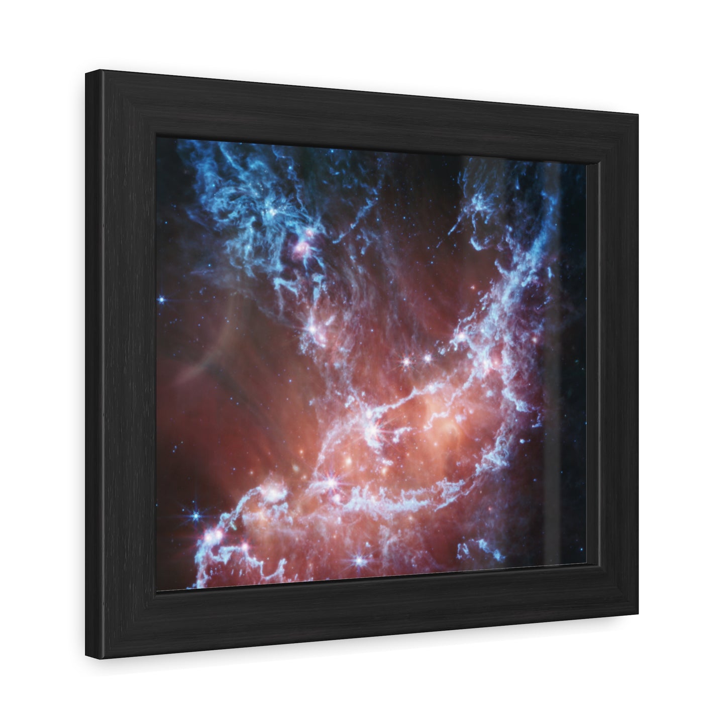 NGC 346, Hand Crafted Wooden Framed Poster