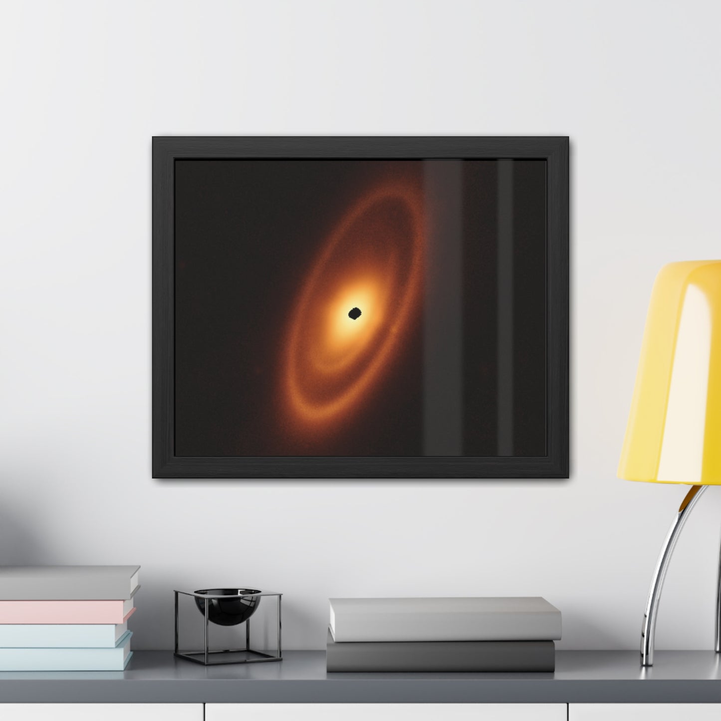 Fomalhaut Dusty Debris Disk, Hand Crafted Wooden Framed