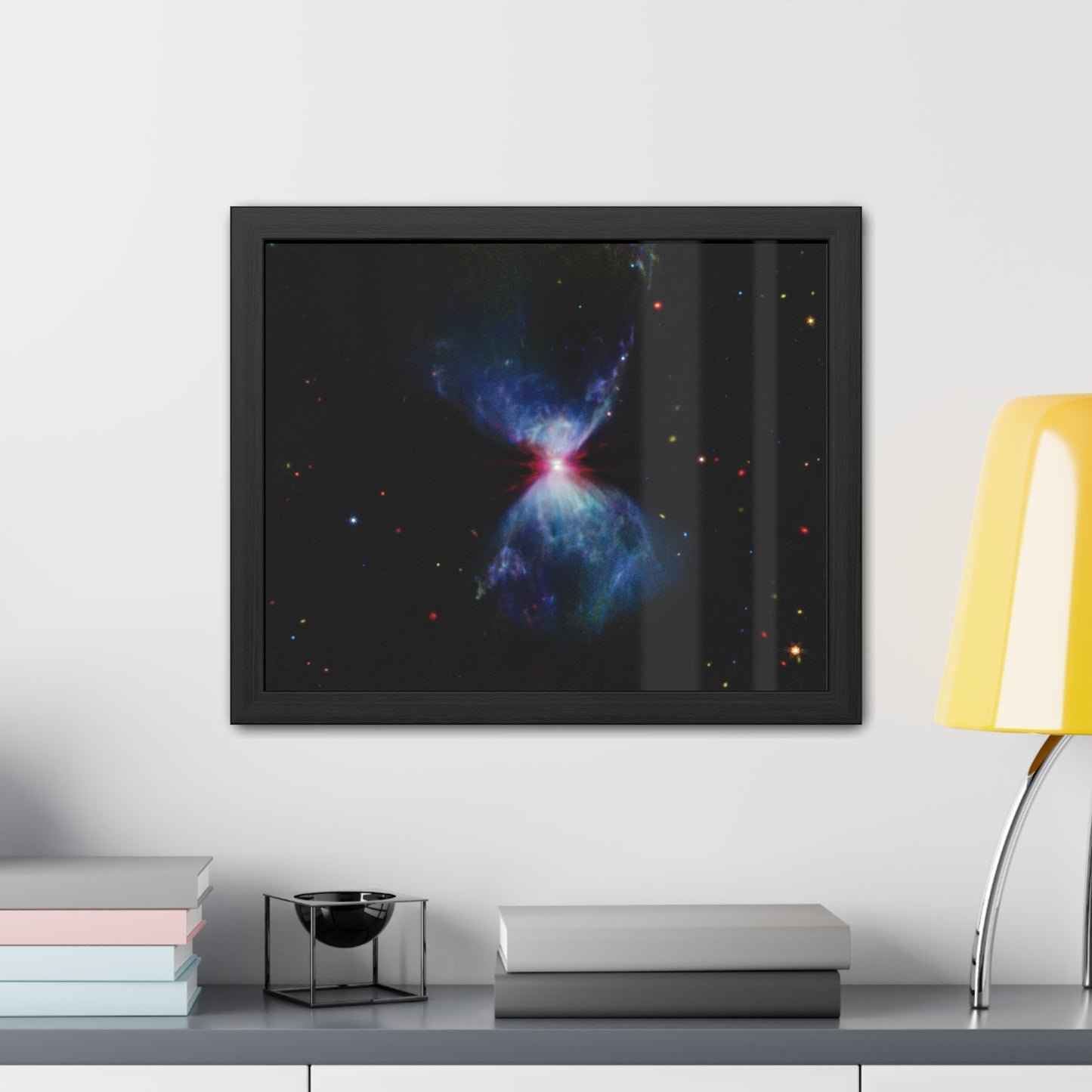 L1527 and Protostar, Hand Crafted Wooden Framed Poster