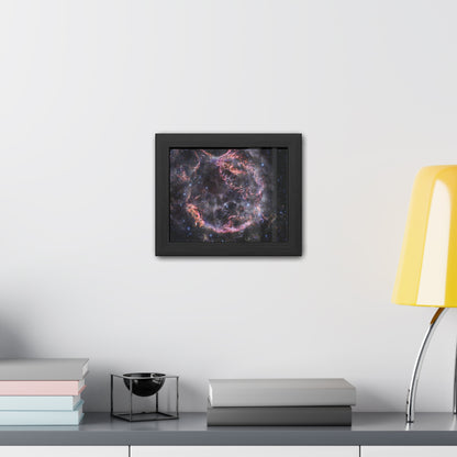 Cassiopeia A, Hand Crafted Wooden Framed Poster