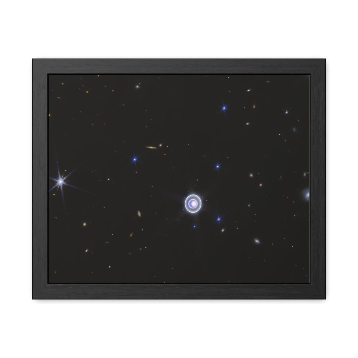 Uranus Wide, Hand Crafted Wooden Framed Poster