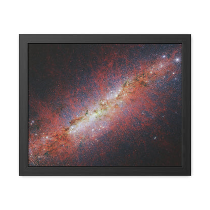 M82, Satin Hand Crafter Wooden Framed Poster