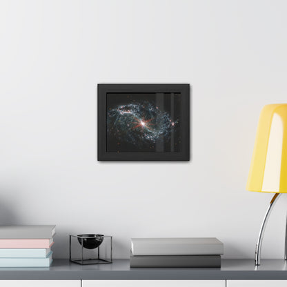 Intricate Networks of Gas and Dust in Nearby Galaxies, Hand Crafted Wooden Framed Poster