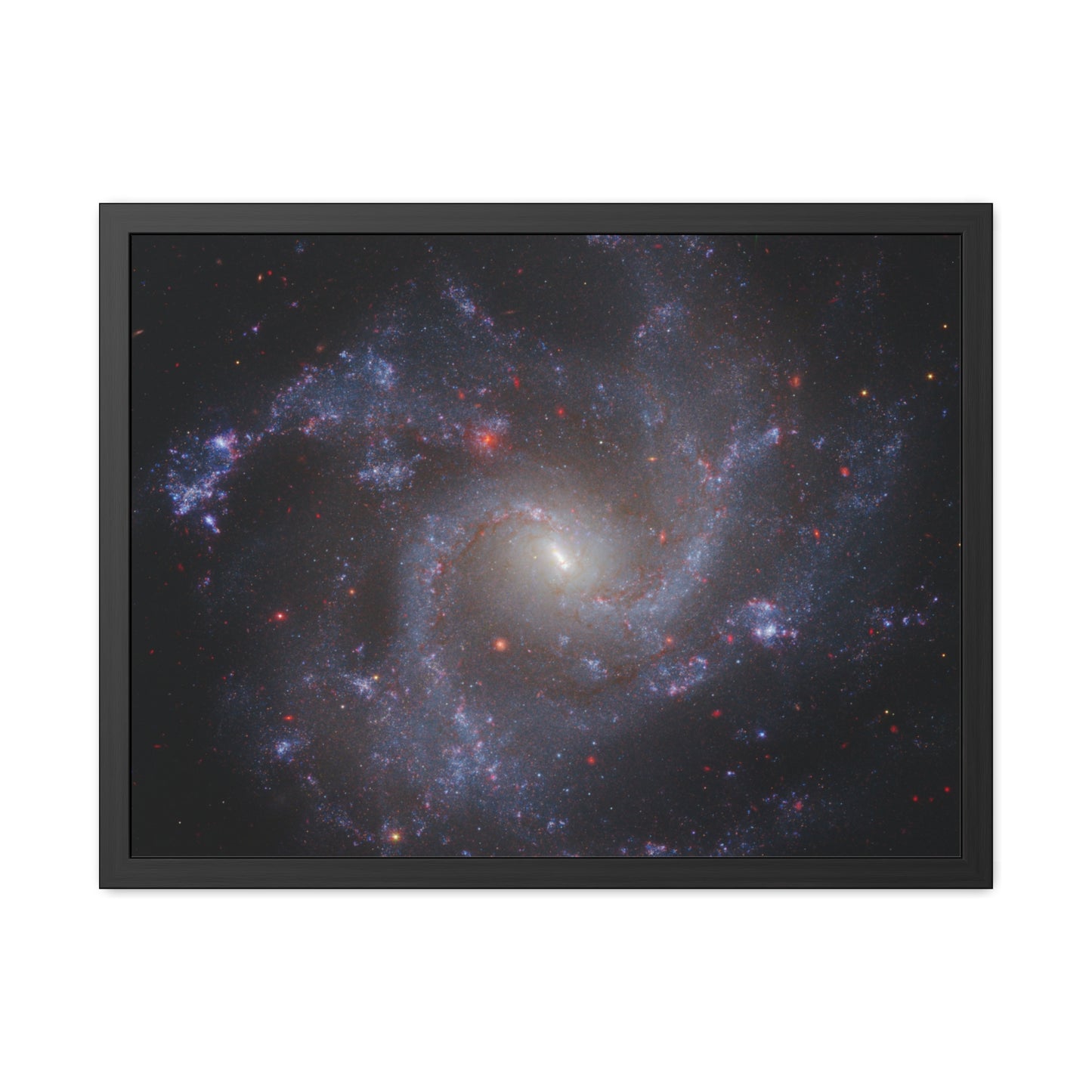 NGC 5468, Hand Crafted Wooden Framed Poster