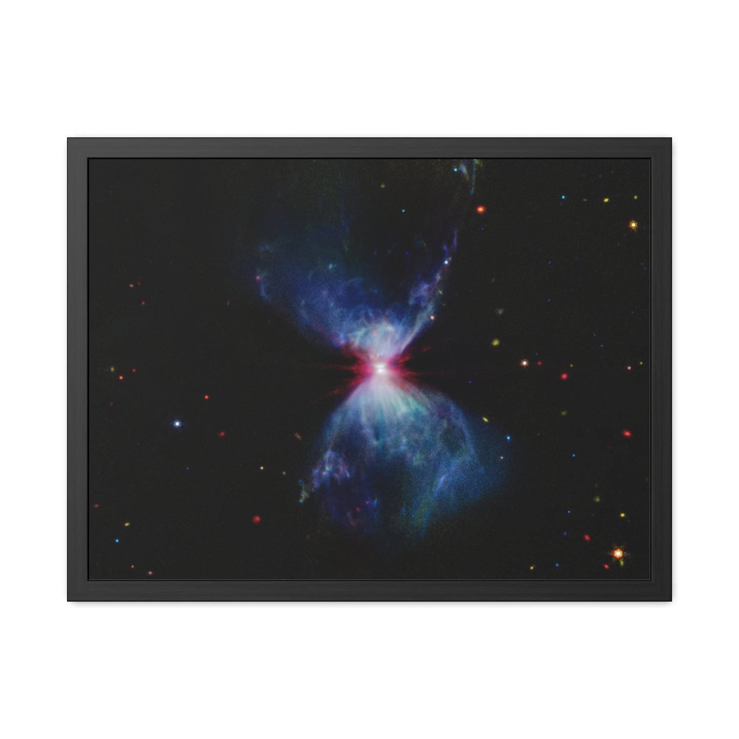 L1527 and Protostar, Hand Crafted Wooden Framed Poster