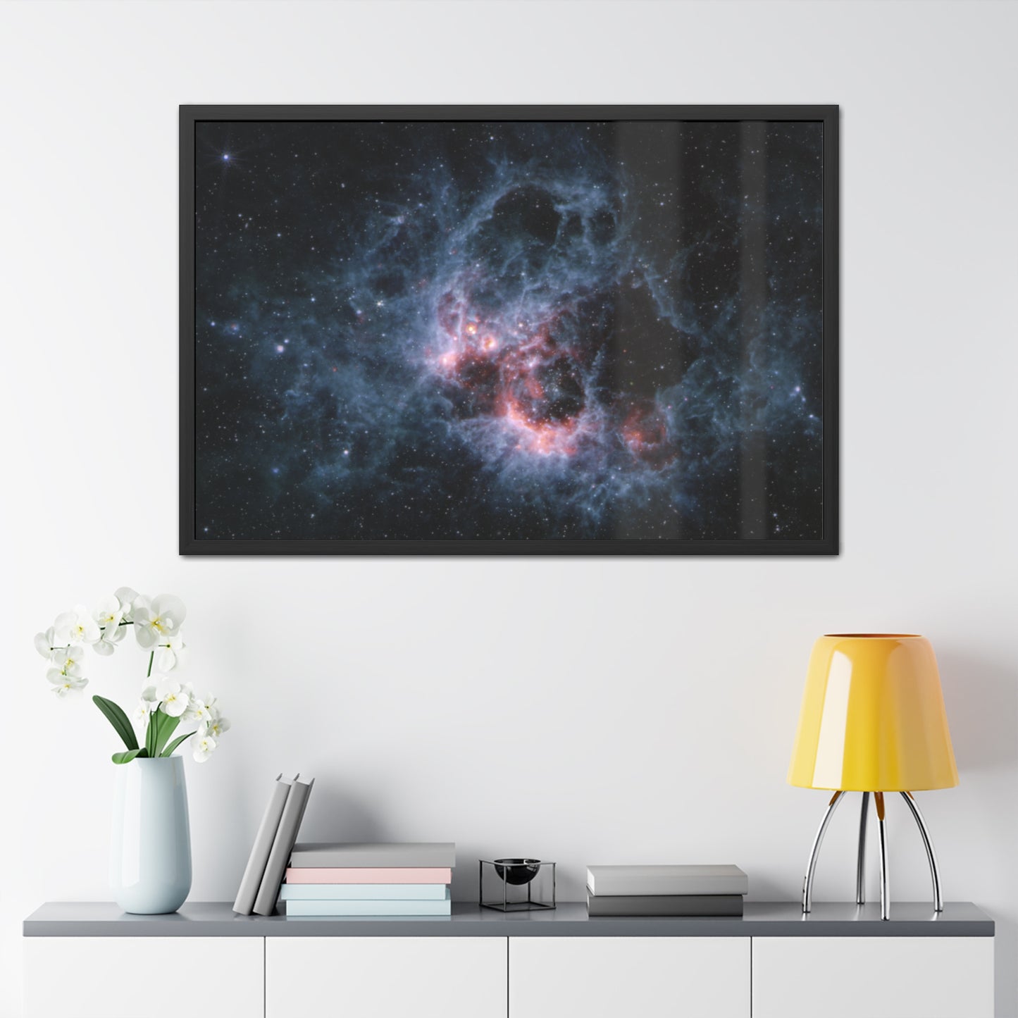 NGC 604 (MIRI Image), Hand Crafted Wooden Framed Poster