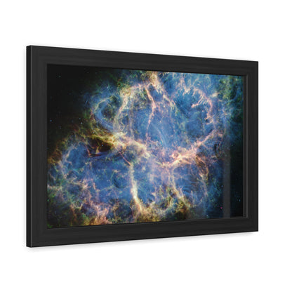 Crab Nebula, Hand Crafted Wooden Framed Poster