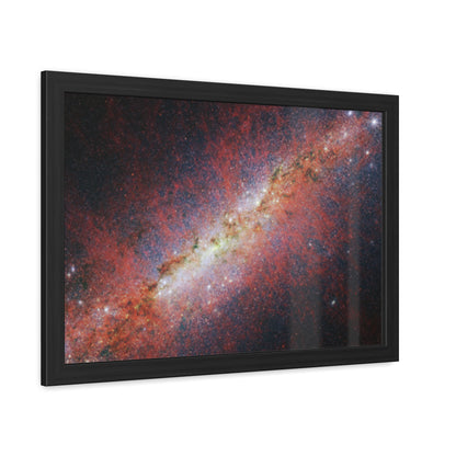 M82, Satin Hand Crafter Wooden Framed Poster