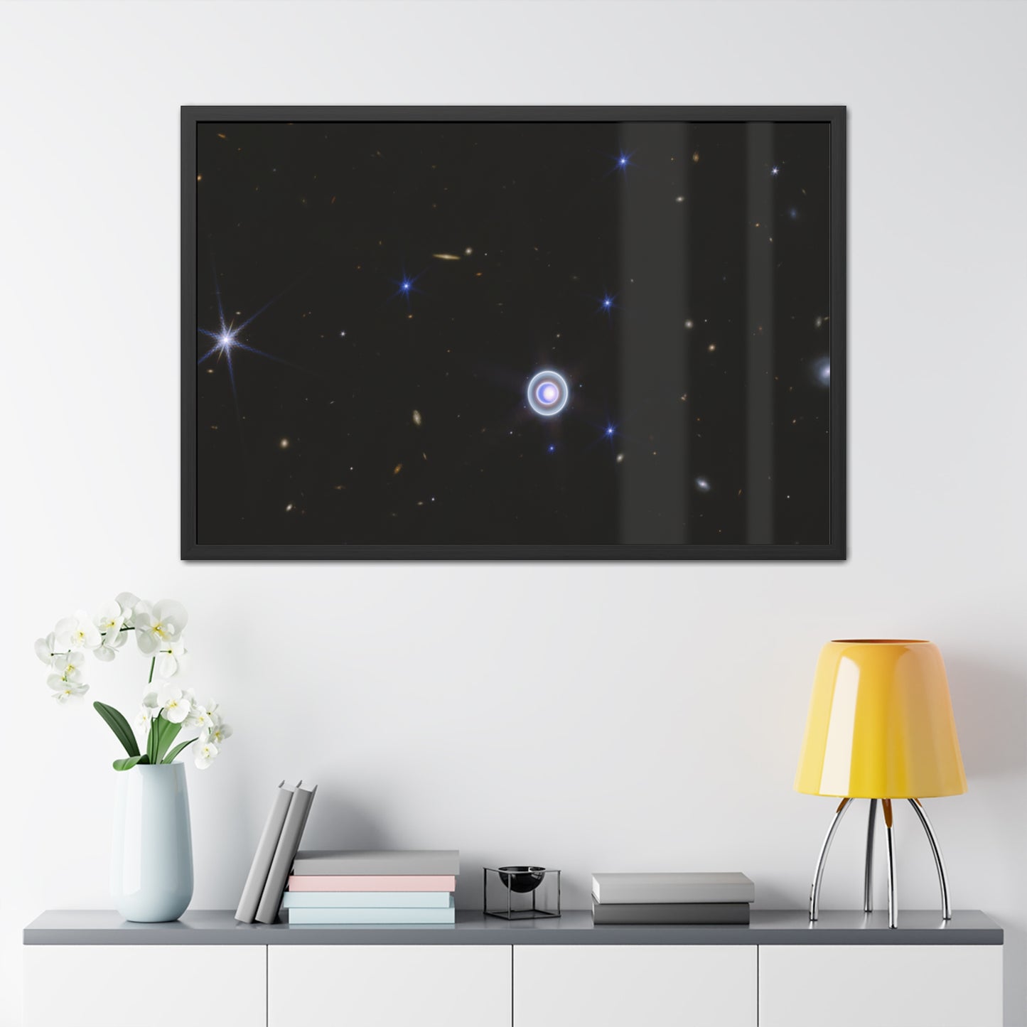 Uranus Wide, Hand Crafted Wooden Framed Poster