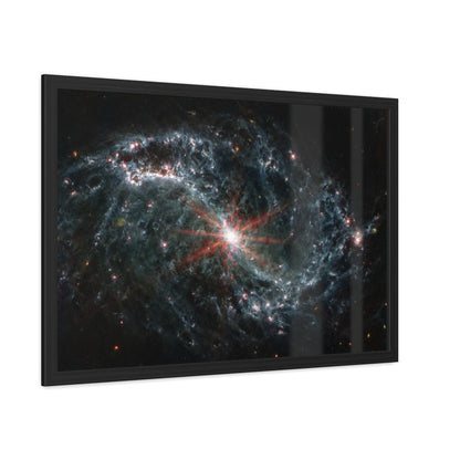 Intricate Networks of Gas and Dust in Nearby Galaxies, Hand Crafted Wooden Framed Poster