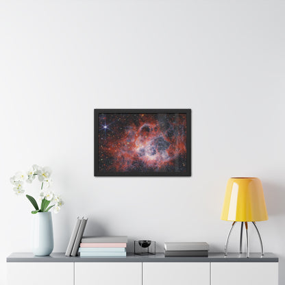 NGC 604, Hand Crafted Wooden Framed Poster