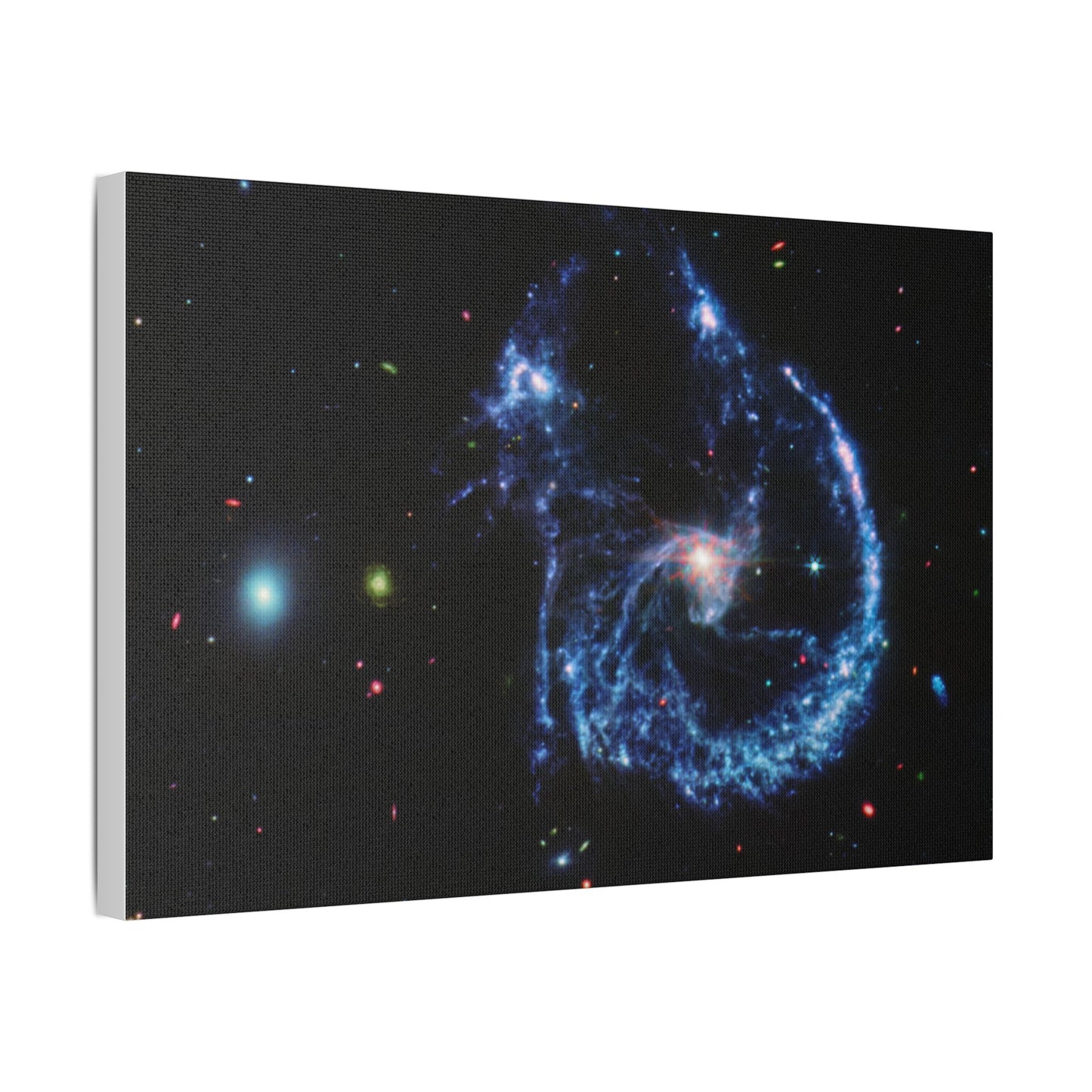 Arp 107 Supermassive Blackhole, Satin Canvas, Stretched