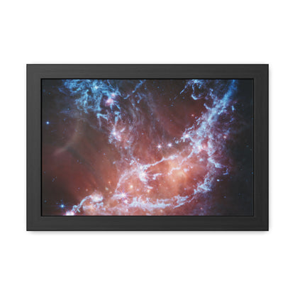 NGC 346, Hand Crafted Wooden Framed Poster