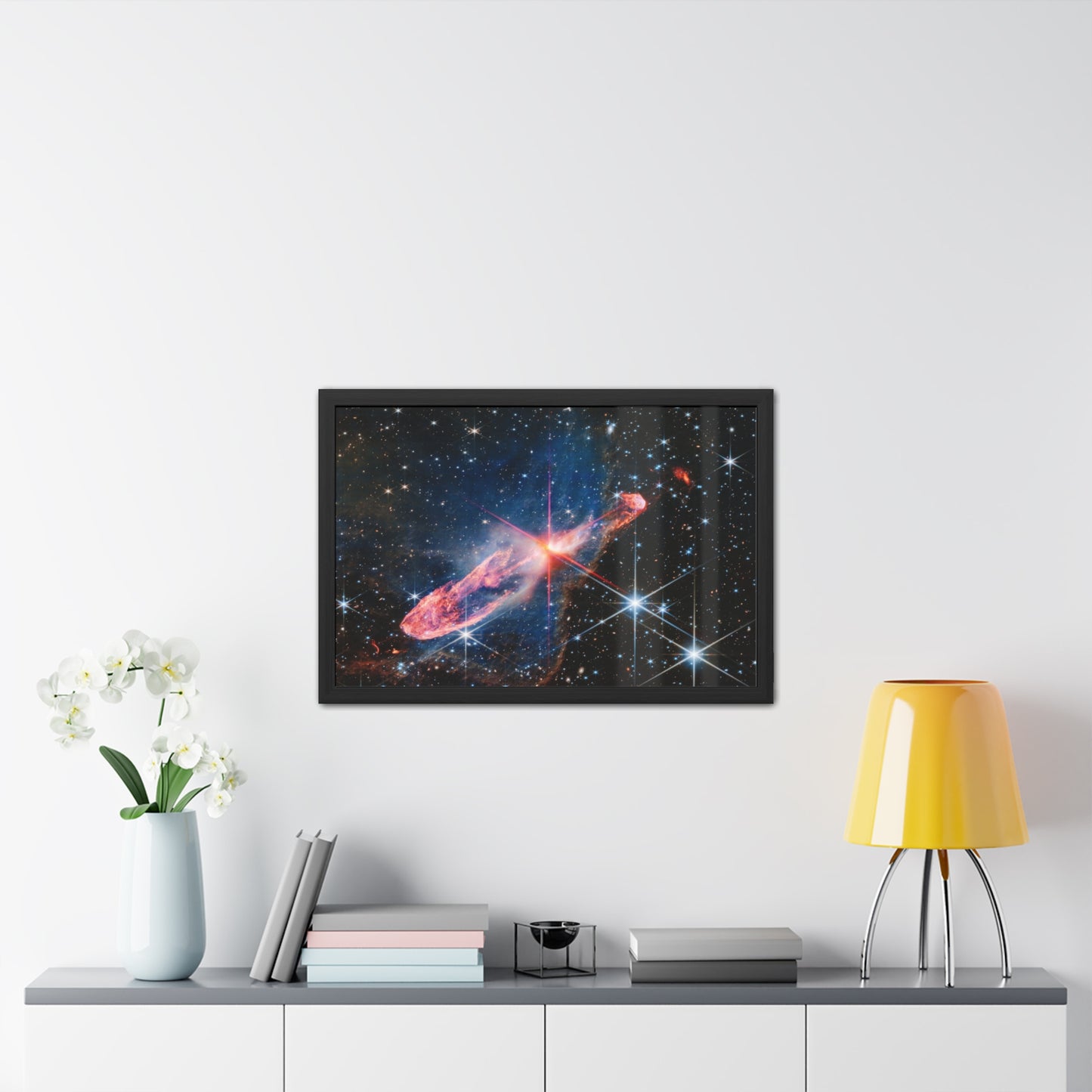 Herbig-Haro 46/47, Hand Crafted Wooden Framed Posters