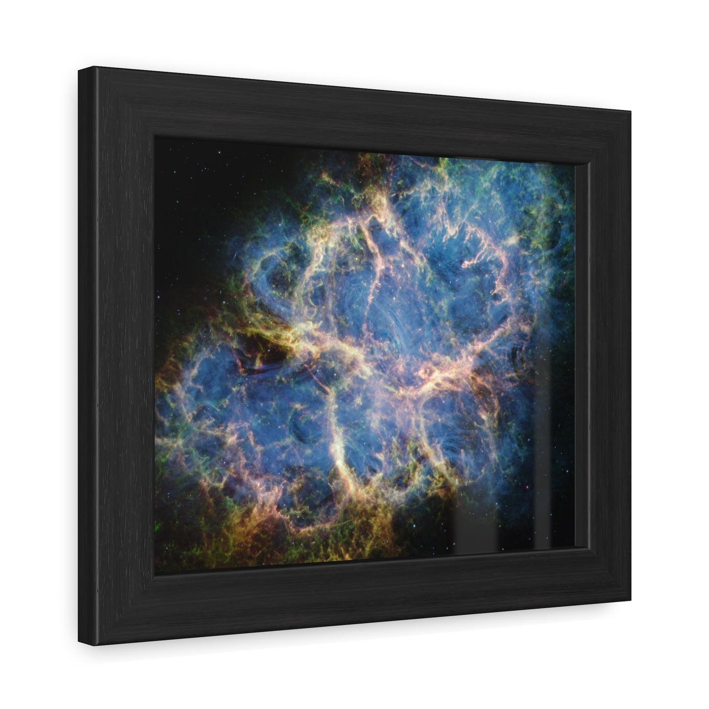 Crab Nebula, Hand Crafted Wooden Framed Poster