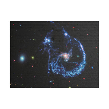 Arp 107 Supermassive Blackhole, Satin Canvas, Stretched