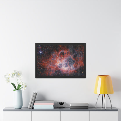 NGC 604, Hand Crafted Wooden Framed Poster