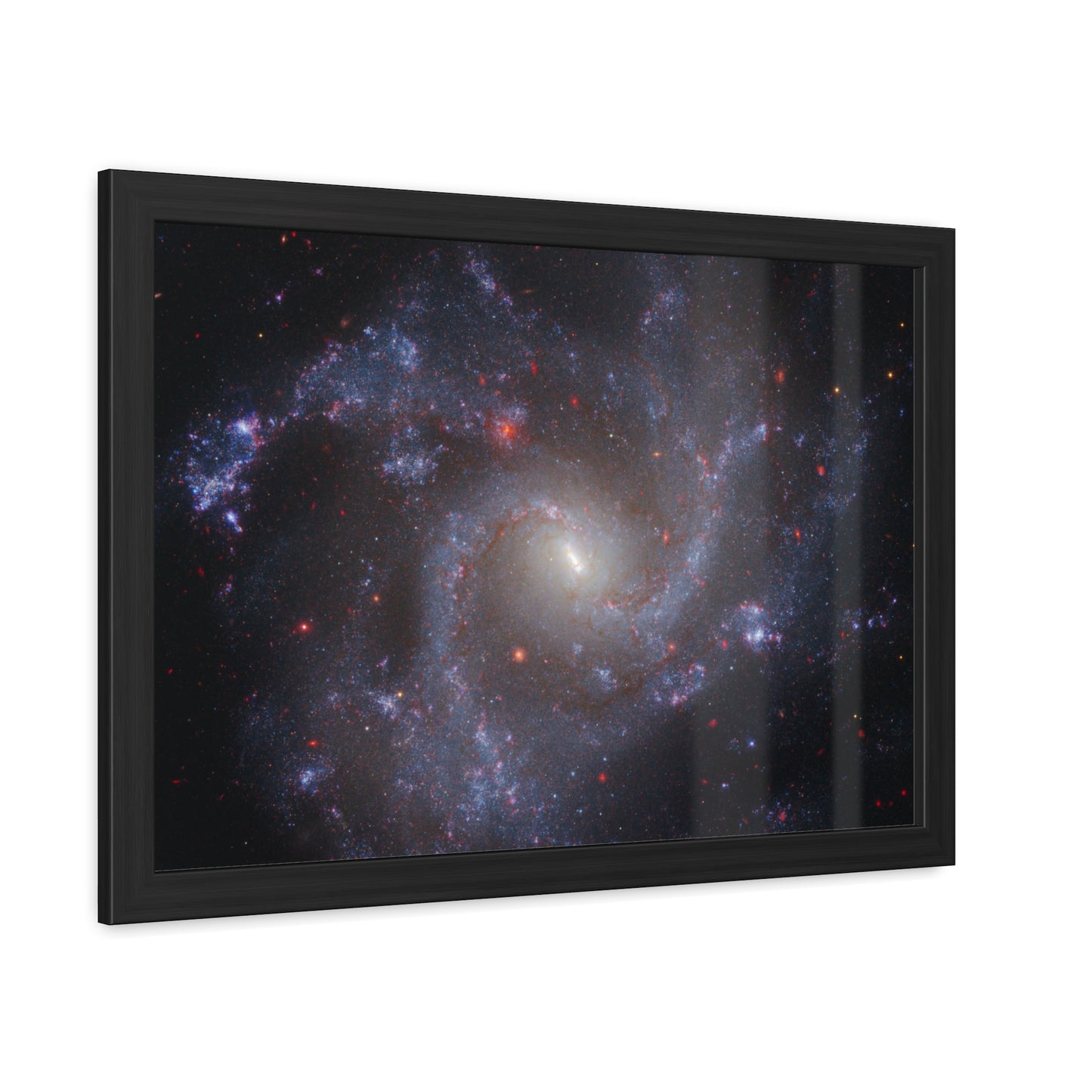 NGC 5468, Hand Crafted Wooden Framed Poster