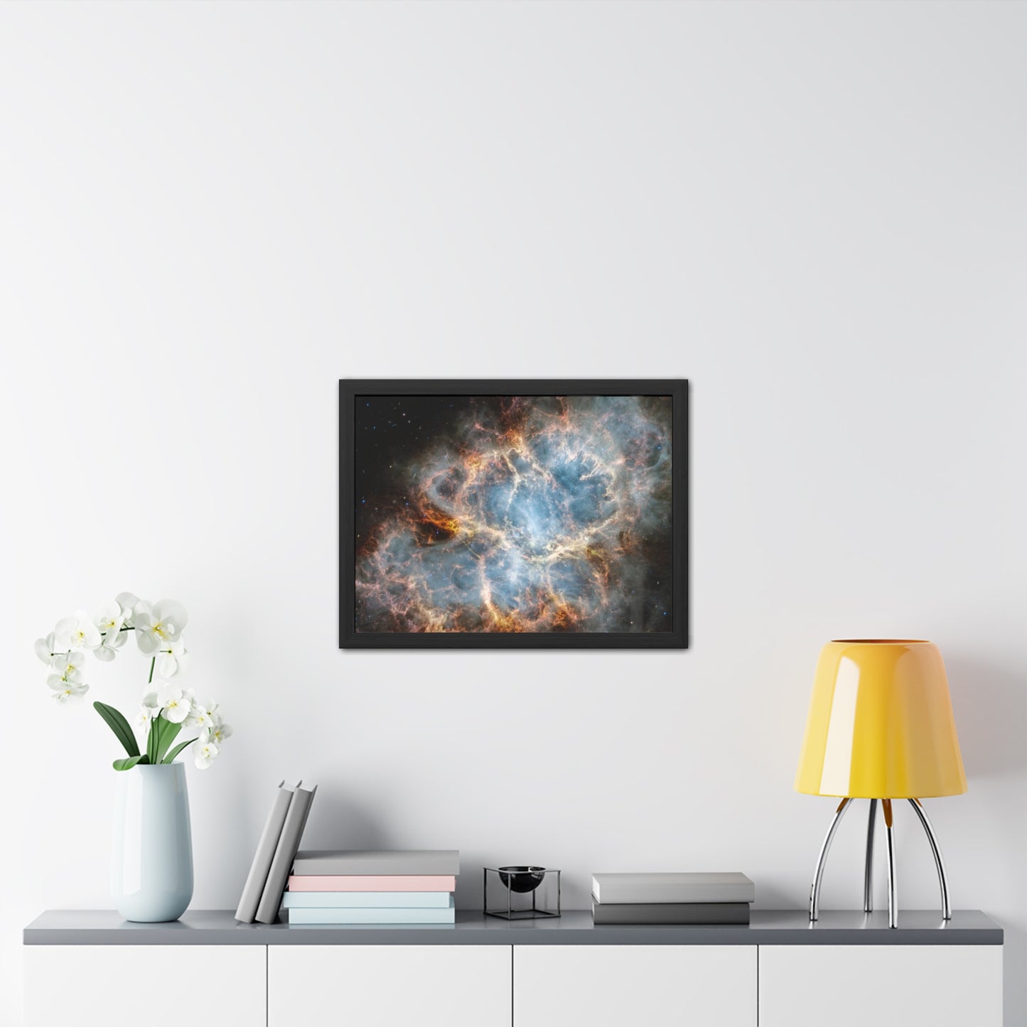 The Crab Nebula, Hand Crafted Wooden Framed Poster