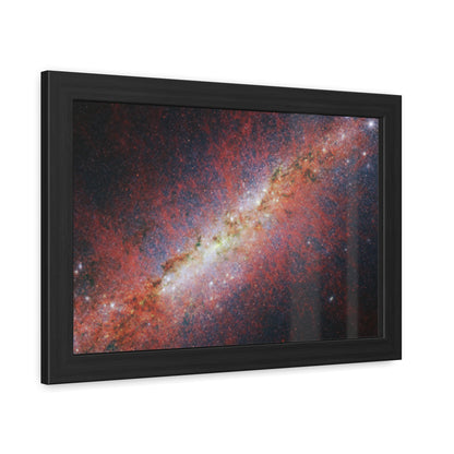 M82, Satin Hand Crafter Wooden Framed Poster